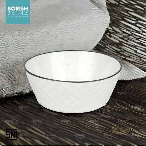 BORISH BEINZ BOWL CRMC WH A10 DIAMOND BOWL(8") - Login Megastore