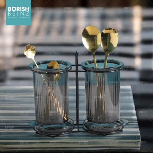 BORISH BEINZ TEMPAT SENDOK LX 21 SPOON/CHOPSTICK HOLDER GR - Login Megastore