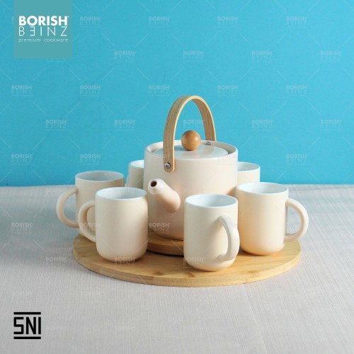 BORISH BEINZ TEA POT XZH 3 CERAMIC TEA  SET - Login Megastore