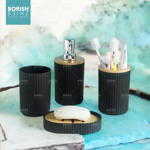 BORISH BEINZ BOTOL DISPENSER SABUN BBHW 8261 BL(set4pcs) - Login Megastore