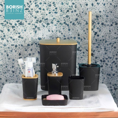 BORISH BEINZ BOTOL DISPENSER SABUN BBHW 6628 BL(set6pcs) - Login Megastore