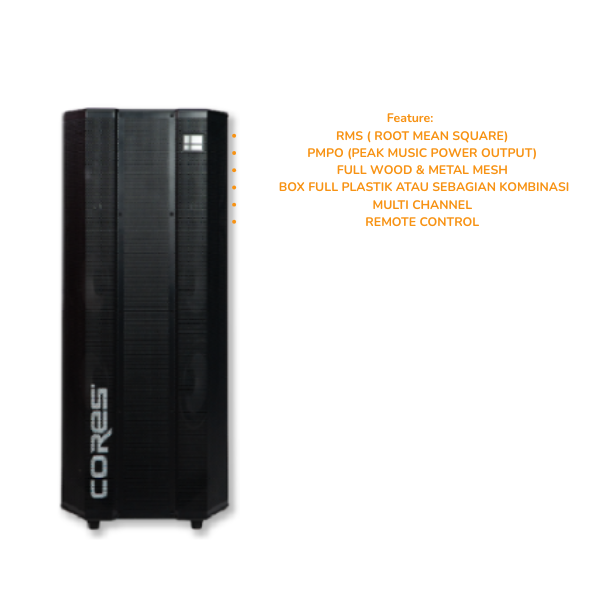 CORES ACTIVE SPEAKER PRO 124V - Login Megastore