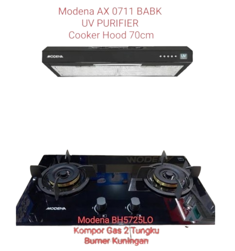 MODENA BUILT IN GAS 2B BH5725LO+AX0711BABK - Login Megastore