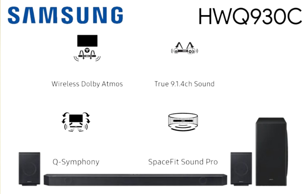 SAMSUNG SOUNDBAR HWQ930C - Login Megastore