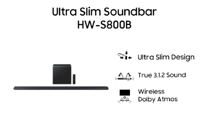 SAMSUNG SOUNDBAR HWS800D - Login Megastore