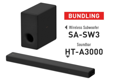 SONY SOUNDBAR HTA3000+SASW3M - Login Megastore