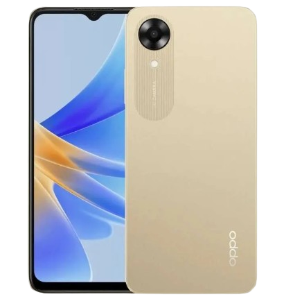 OPPO-ANDROID SMART-A17K 3+64GB GOLD - Login Megastore