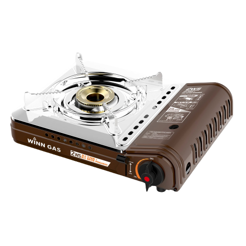 WINN GAS PORTABLE GAS 1 BURNER COOKER 2WS BROWN - Login Megastore