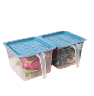 PB FOOD CONTAINER HMC118SB kotak Penyimpanan makanan kulkas small biru - Login Megastore