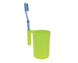 ONYX - BATHROOM PLASTIC WARE C0106 FROSTY TOOTHBRUSH HOLDER CUP 430ML